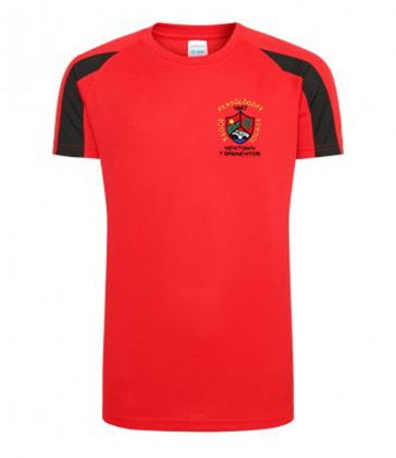 PE Shirt - Red/Black